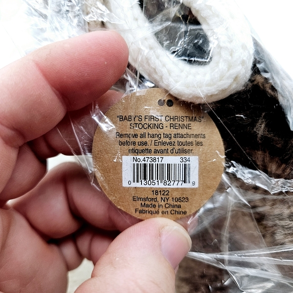 GRASSLANDS ROAD | "Baby's First Christmas" holiday stocking - Picture 5 of 5